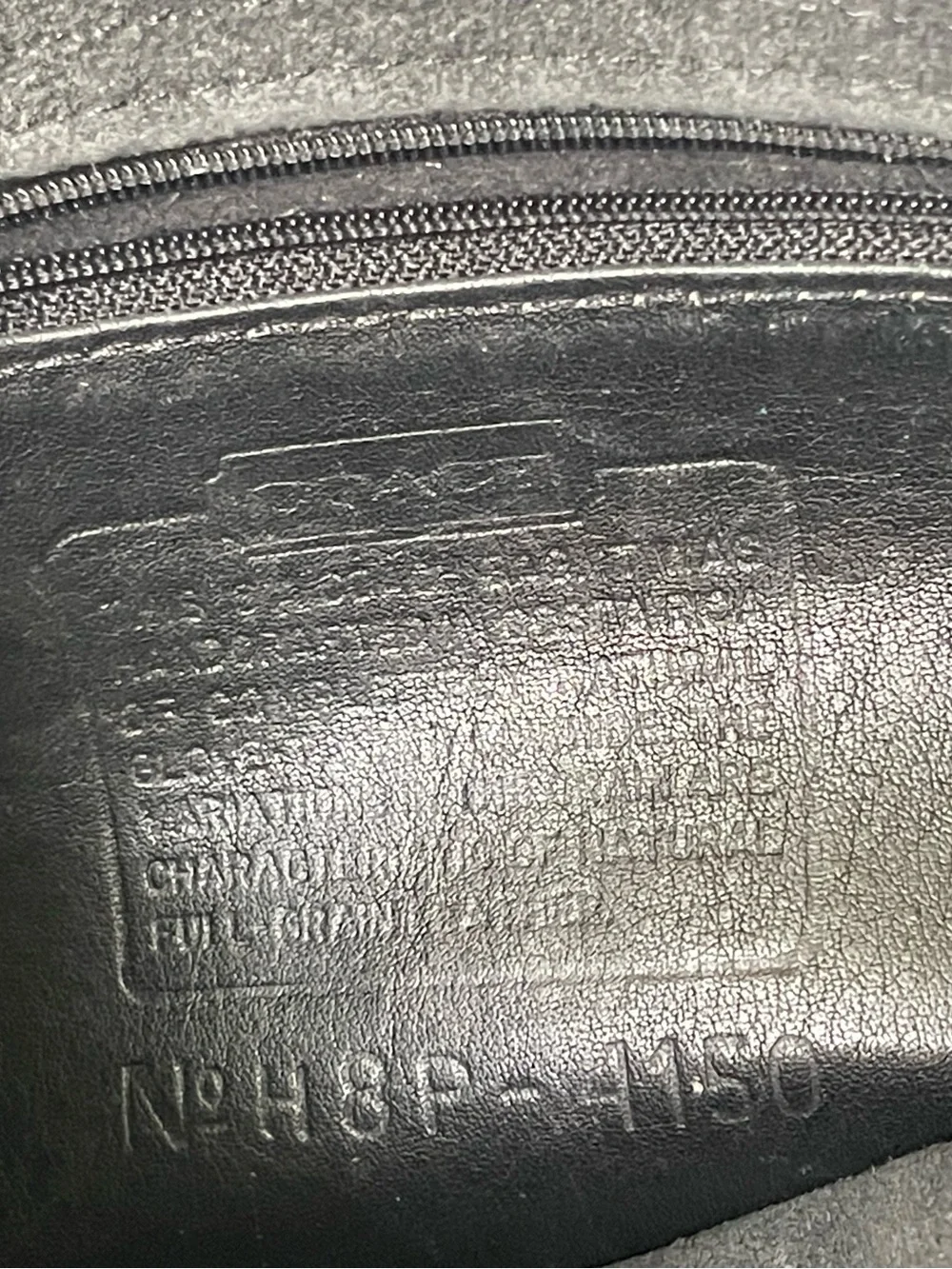 Coach Soho Fletcher Vintage Black Leather Bag